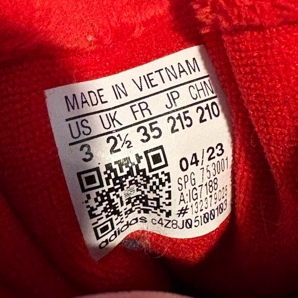 Adidas Winterplay Disney Minnie Mouse Youth Size 3Y shoes Snow Boots Red IG7188 - Picture 7 of 9